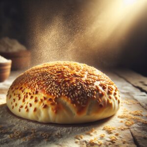 Nationalgericht Somalia: #Qamadi with Sesame Seeds# (Rezept)