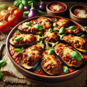 Nationalgericht Spanien: #Berenjenas Rellenas# (Rezept)