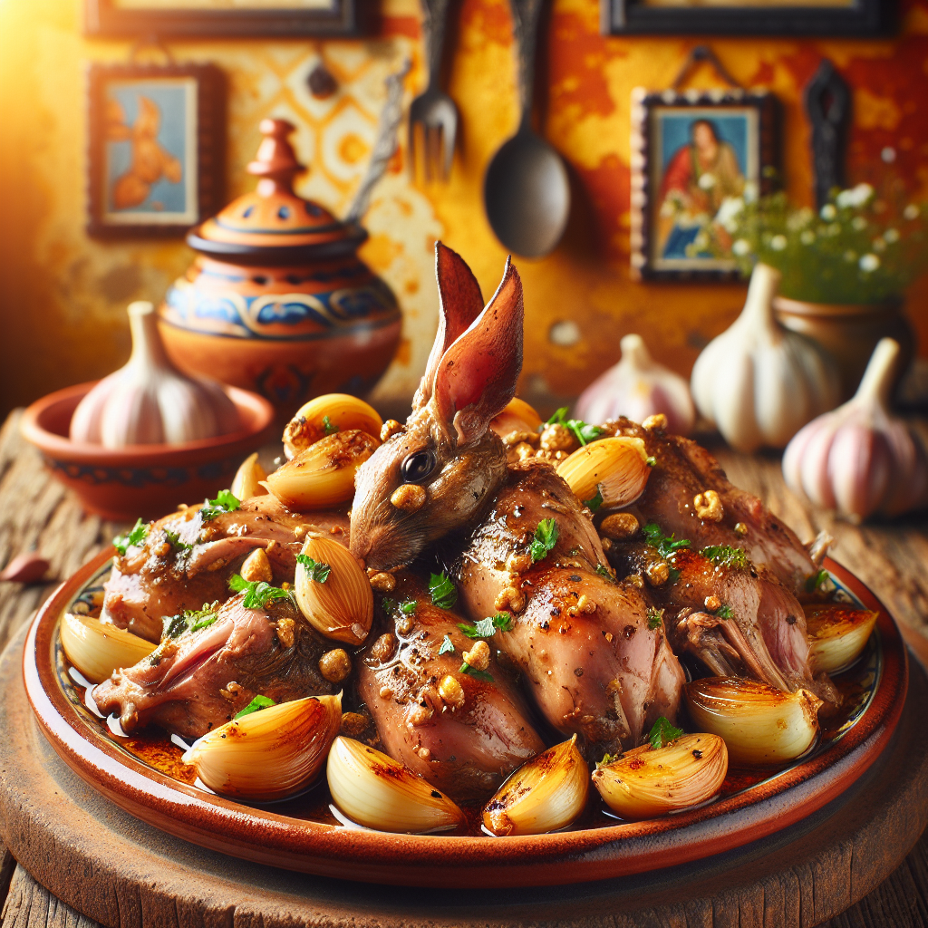 Nationalgericht Spanien: Conejo con Ajos (Rezept)
