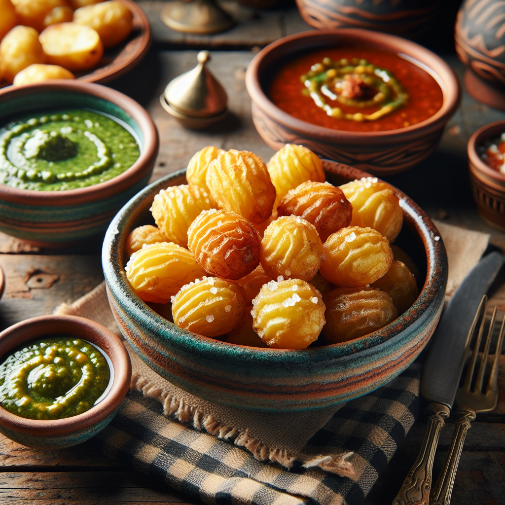 Nationalgericht Spanien: Papas Arrugadas con Mojo (Rezept)