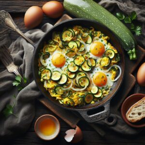 Nationalgericht Spanien: #Zarangollo Murciano# (Rezept)