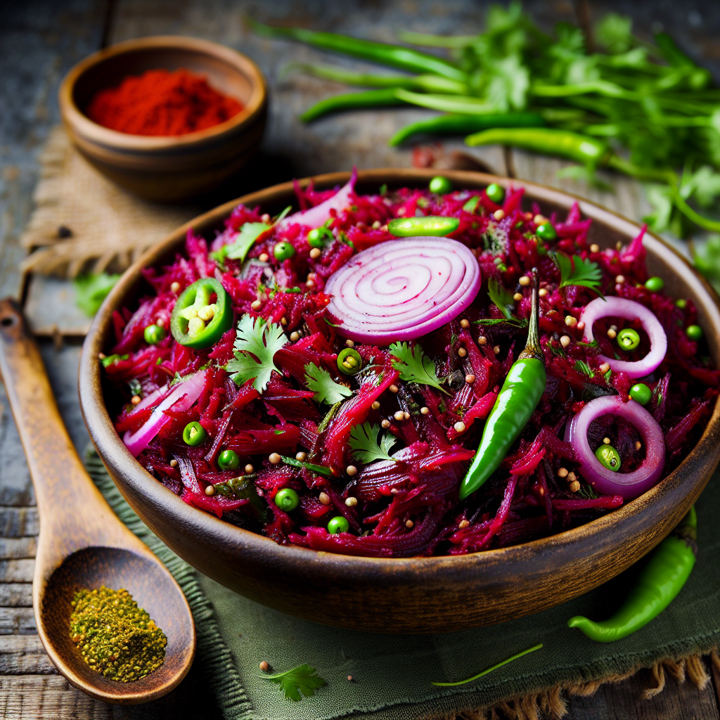 Nationalgericht Sri Lanka: Beetroot Mallung (Rezept)