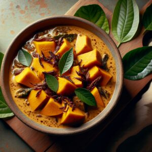 Nationalgericht Sri Lanka: #Kalu Pol Wattakka# (Rezept)