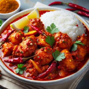Nationalgericht Sri Lanka: #Kukul Mas Mirisata# (Rezept)