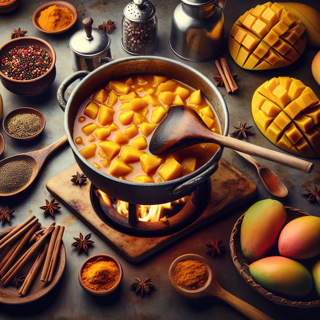 Nationalgericht Sri Lanka: Sour Mango Curry (Rezept)