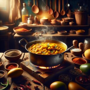 Nationalgericht Sri Lanka: #Spicy Mango Curry# (Rezept)