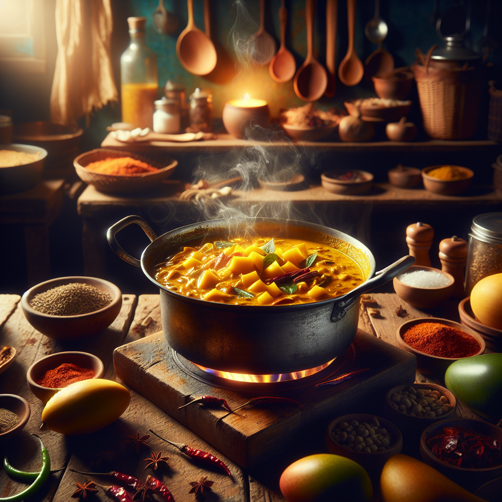 Nationalgericht Sri Lanka: Spicy Mango Curry (Rezept)