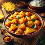 Nationalgericht Sri Lanka: #Sri Lankan Pineapple Curry# (Rezept)