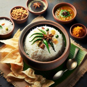 Nationalgericht Sri Lanka: #Sudu Kakulu Bath# (Rezept)