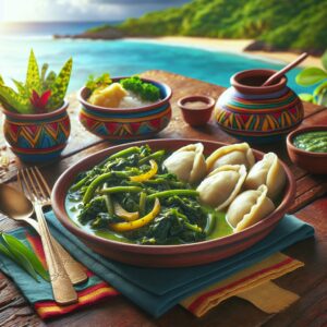 Nationalgericht St. Kitts und Nevis: #Callaloo and Dumplings# (Rezept)