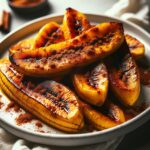 Nationalgericht St. Lucia: #Baked Plantain with Cinnamon# (Rezept)
