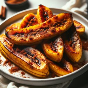 Nationalgericht St. Lucia: #Baked Plantain with Cinnamon# (Rezept)