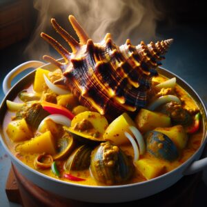 Nationalgericht St. Lucia: #Curry Conch# (Rezept)