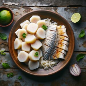 Nationalgericht St. Lucia: #Dasheen and Saltfish# (Rezept)