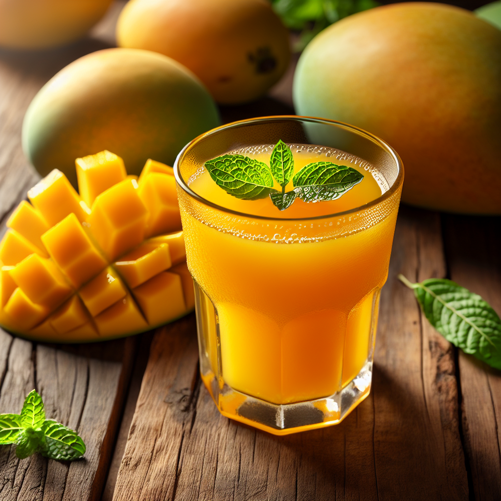 Nationalgericht St. Lucia: Fresh Mango Juice (Rezept)