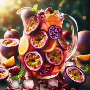 Nationalgericht St. Lucia: #Passion Fruit Punch# (Rezept)