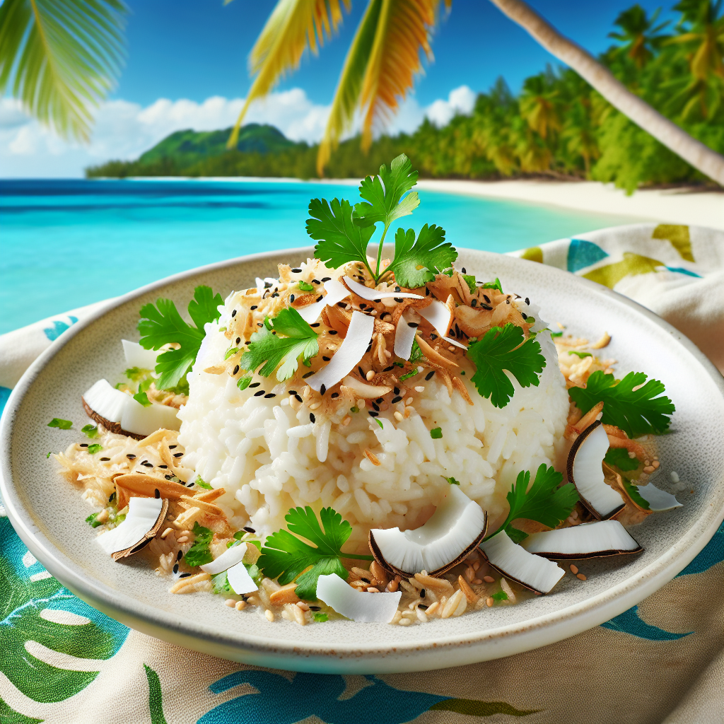 Nationalgericht St. Lucia: Tropical Coconut Rice (Rezept)