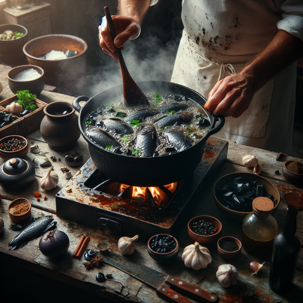 Nationalgericht St. Vincent und die Grenadinen: Black Fish Stew (Rezept)