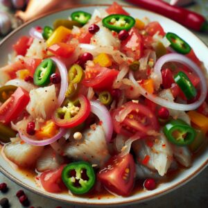 Nationalgericht St. Vincent und die Grenadinen: #Saltfish Buljol# (Rezept)