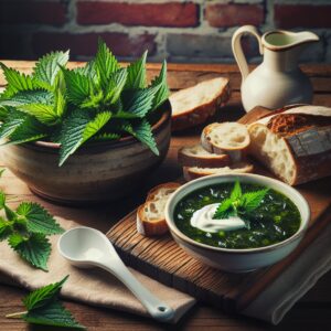Nationalgericht Österreich: #Brennnesselsuppe# (Rezept)