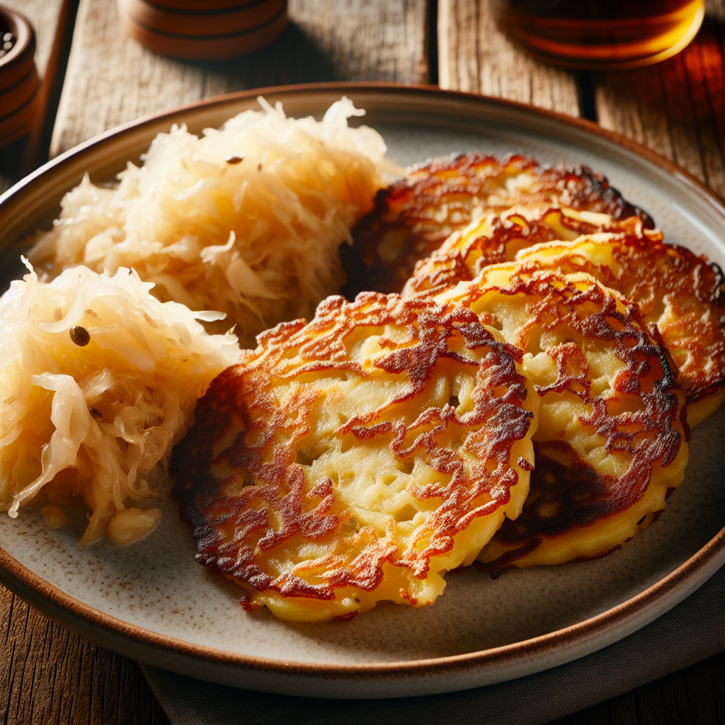 Nationalgericht Österreich: Erdäpfellaibchen mit Sauerkraut (Rezept)