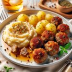 Nationalgericht Österreich: #Faschierte Laberln mit Püree# (Rezept)