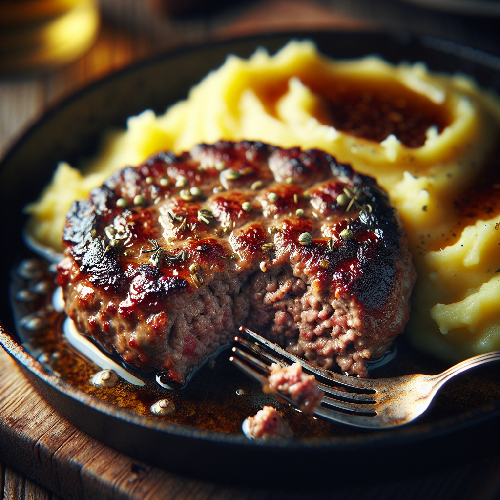 Nationalgericht Österreich: Faschierte Laibchen mit Erdäpfelpüree (Rezept)