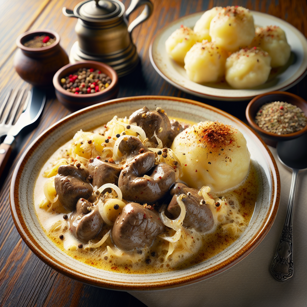 Nationalgericht Österreich: Kalbsbeuschel mit Serviettenknödel (Rezept)