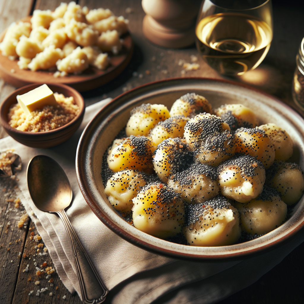 Nationalgericht Österreich: Mohnnudeln mit Butterbröseln (Rezept)