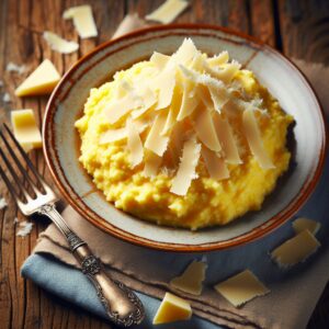 Nationalgericht Österreich: #Polenta mit Bergkäse# (Rezept)