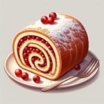 Nationalgericht Österreich: Ribiselbiskuitroulade (Rezept) Nationalgericht Österreich: #Ribiselbiskuitroulade# (Rezept)