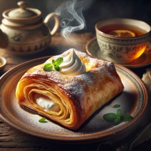 Nationalgericht Österreich: #Sauerrahmstrudel# (Rezept)
