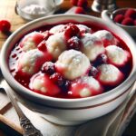 Nationalgericht Österreich: #Schneenockerl mit Himbeersauce# (Rezept)