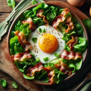 Nationalgericht Österreich: #Vogerlsalat mit Speck und Ei# (Rezept)
