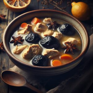 Nationalgericht Sudan: #Black Lemon Chicken Stew# (Rezept)