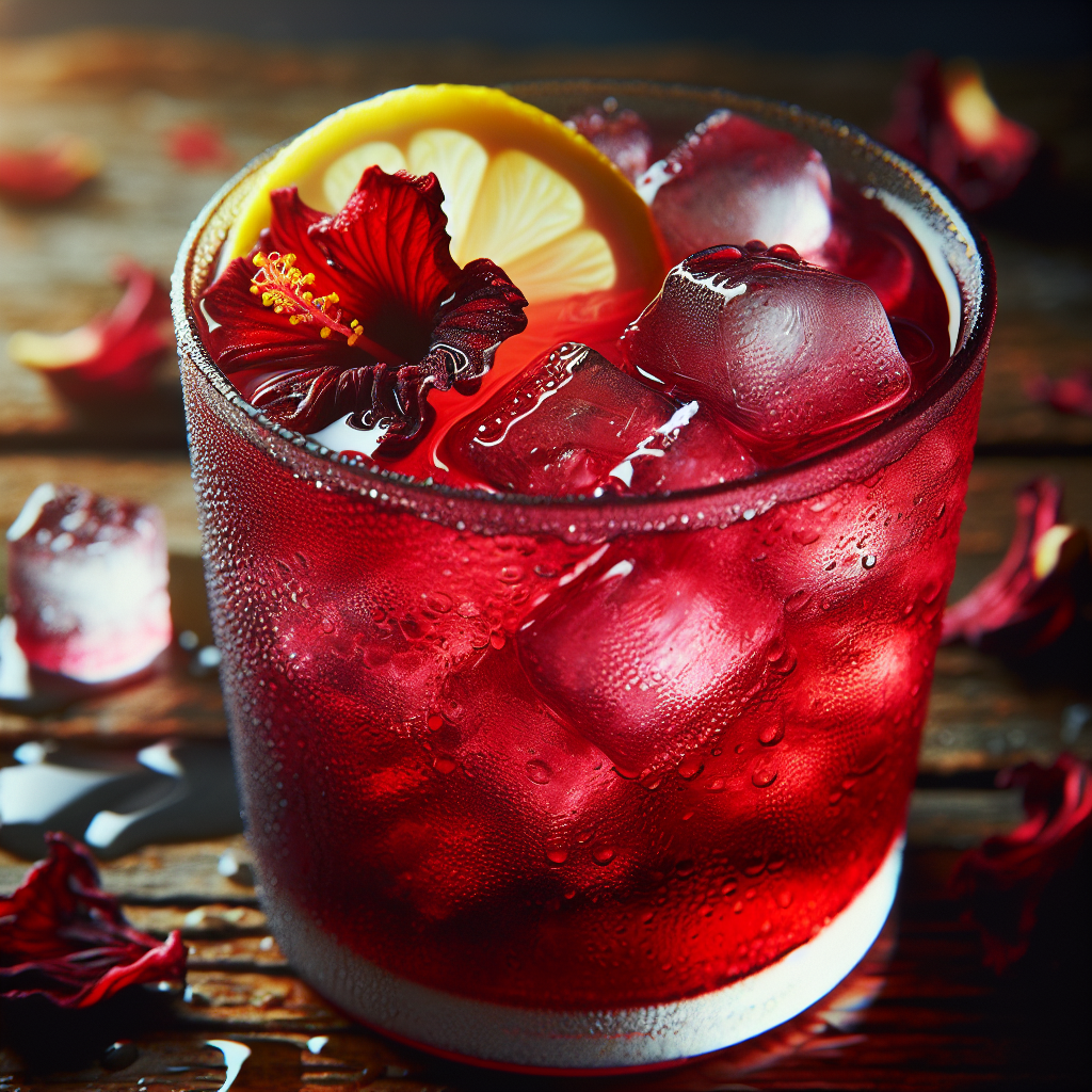 Nationalgericht Sudan: Hibiscus Iced Tea (Rezept)