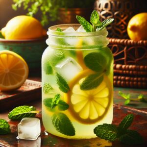 Nationalgericht Sudan: #Lemon Mint Juice# (Rezept)