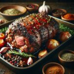Nationalgericht Sudan: #Roasted Lamb with Spices# (Rezept)