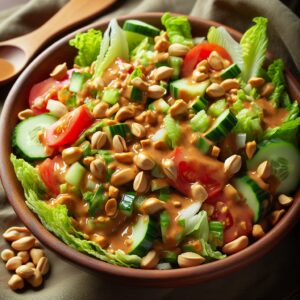 Nationalgericht Sudan: #Sudanese Peanut Salad# (Rezept)