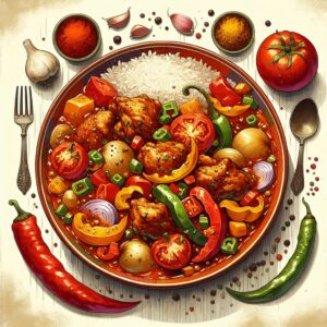 Nationalgericht Suriname: #Creoolse Kip# (Rezept)