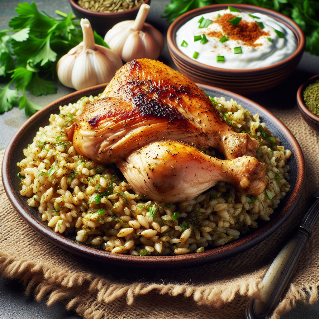 Nationalgericht Syrien: Freekeh mit Huhn (Rezept)
