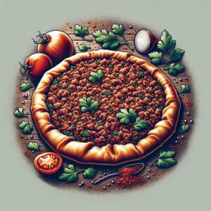 Nationalgericht Syrien: #Lahm Bi Ajeen# (Rezept)