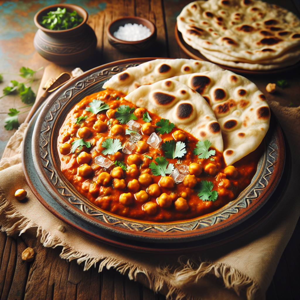 Nationalgericht Tadschikistan: Chakka mit Naan (Rezept)