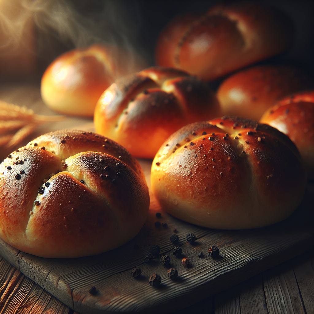 Nationalgericht Taiwan: Black Pepper Buns (Rezept)