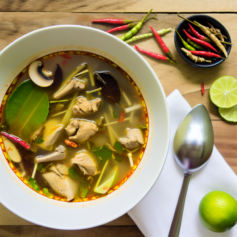 Tom Yum Kai – Nationalgericht aus Thailand
