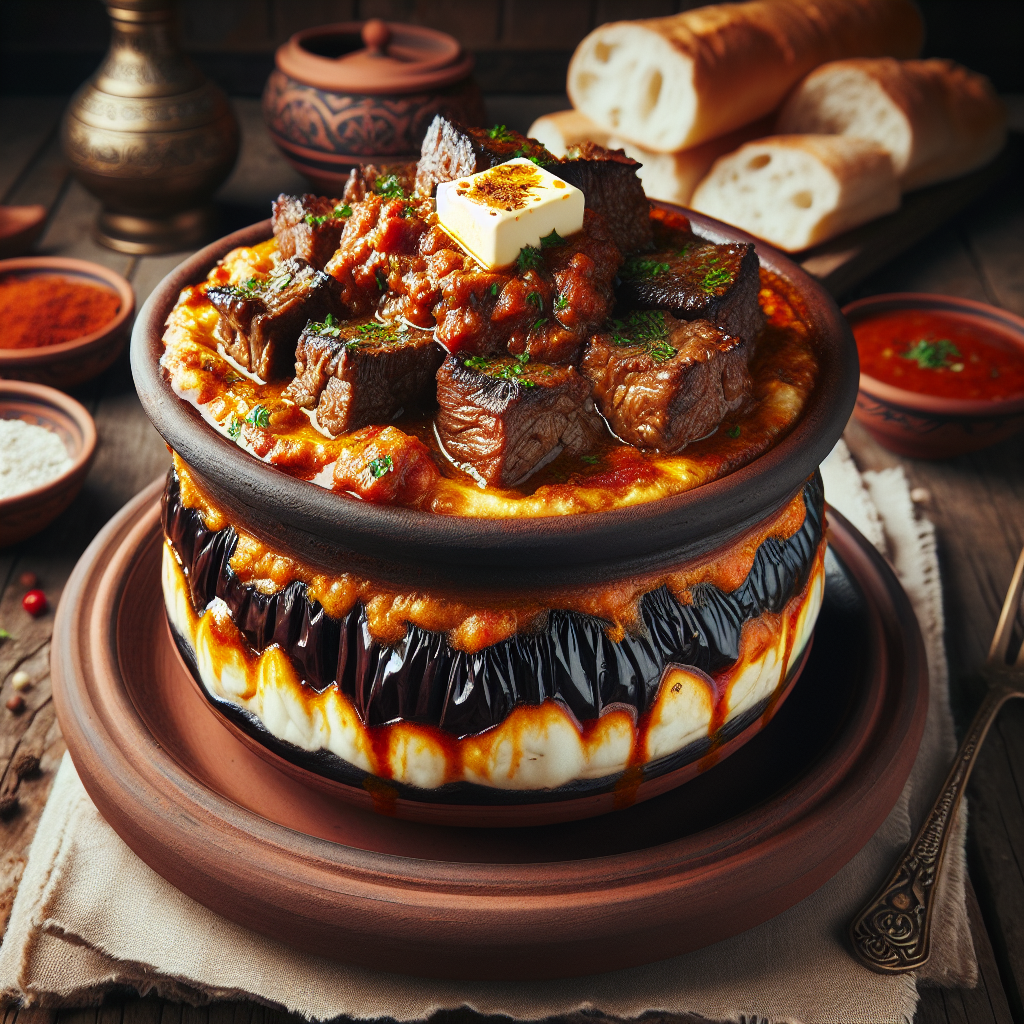Nationalgericht Türkei: Alinazik Kebabı (Rezept)