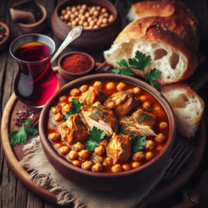 Nationalgericht Türkei: #Tavuklu Nohut# (Rezept)