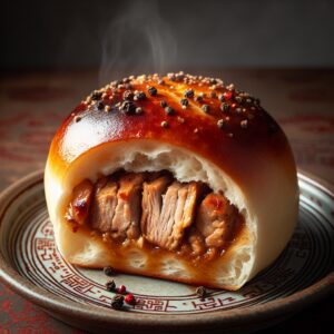 Nationalgericht Taiwan: #Pork Pepper Bun# (Rezept)