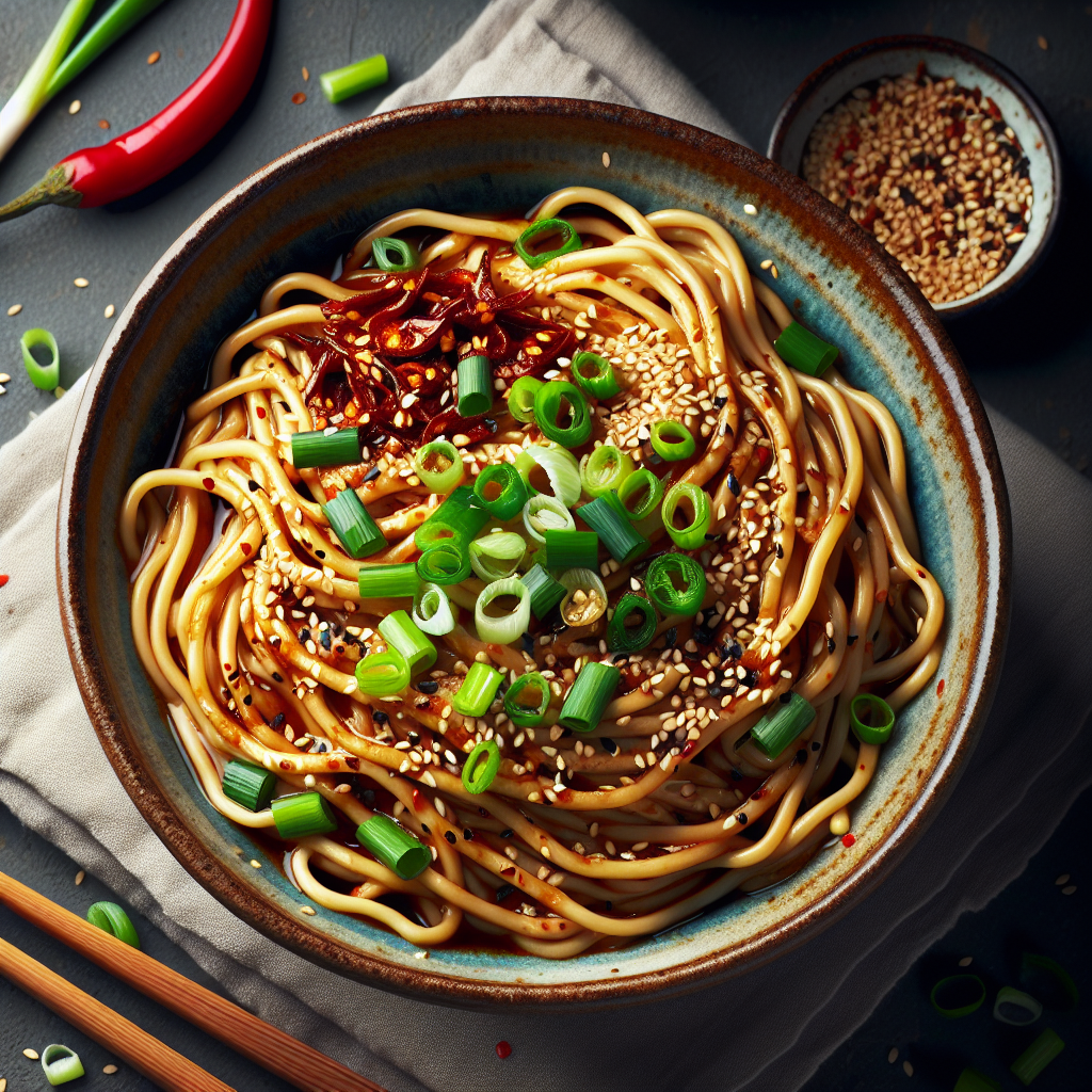 Nationalgericht Taiwan: Sesame Noodles (Rezept)