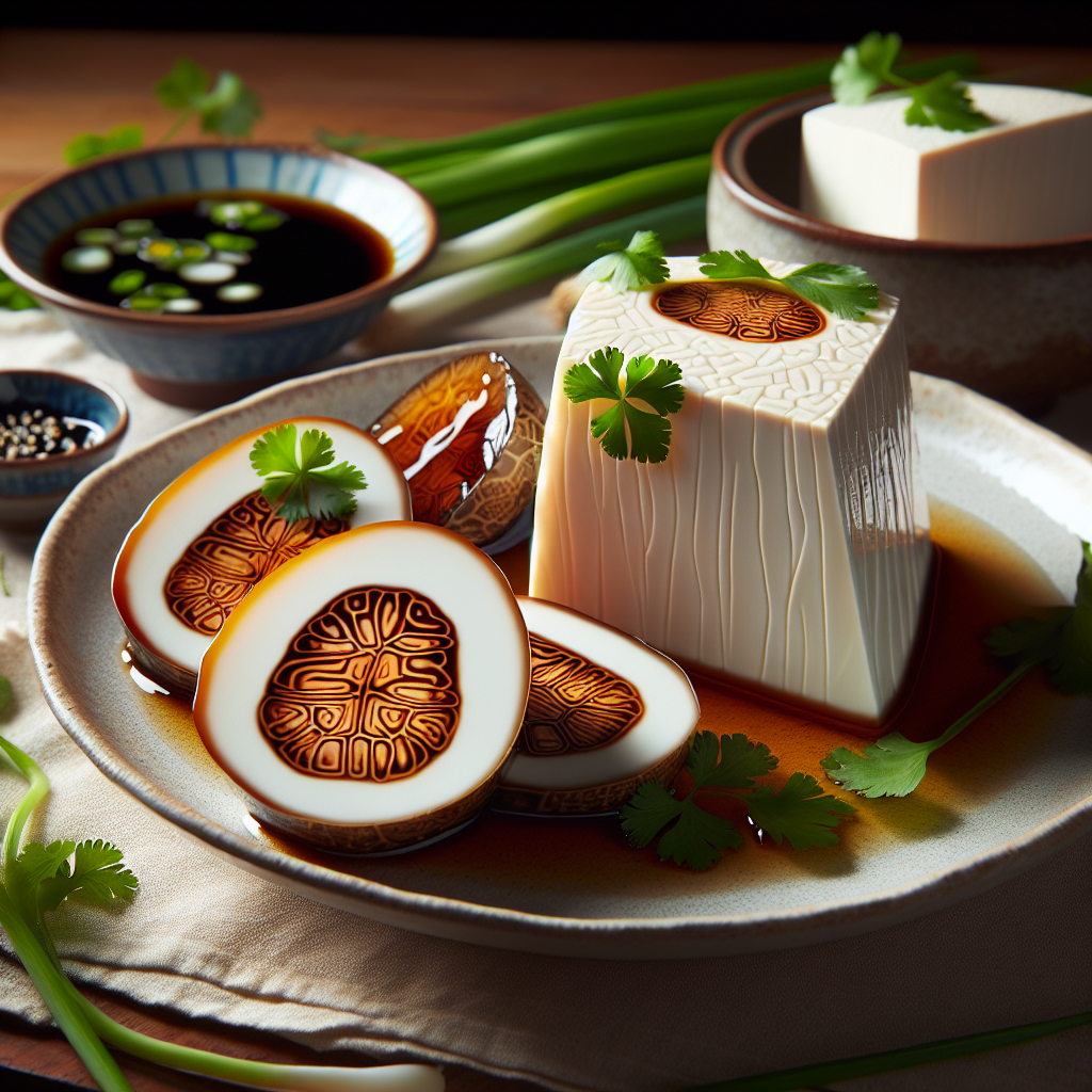 Nationalgericht Taiwan: Silk Tofu with Century Egg (Rezept)